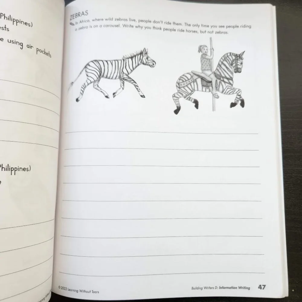 NEW Handwriting Without Tears Building Writers D 3rd Grade ISBN 9781952970924